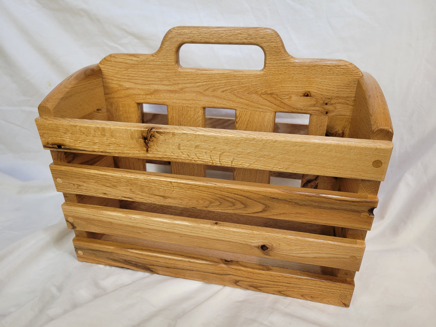 Red Oak Magazine Rack