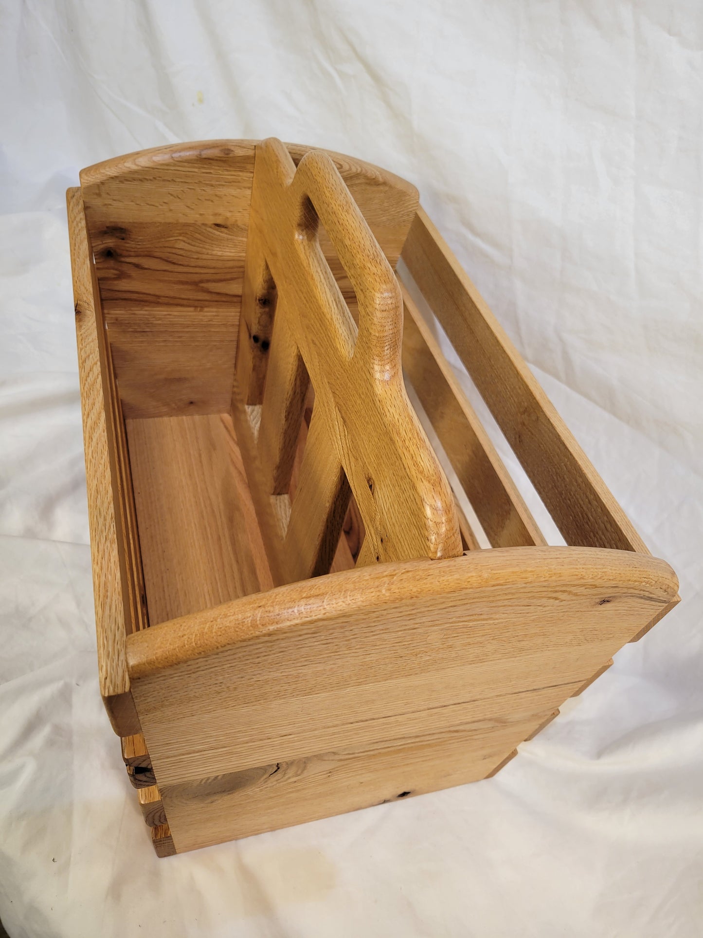 Red Oak Magazine Rack