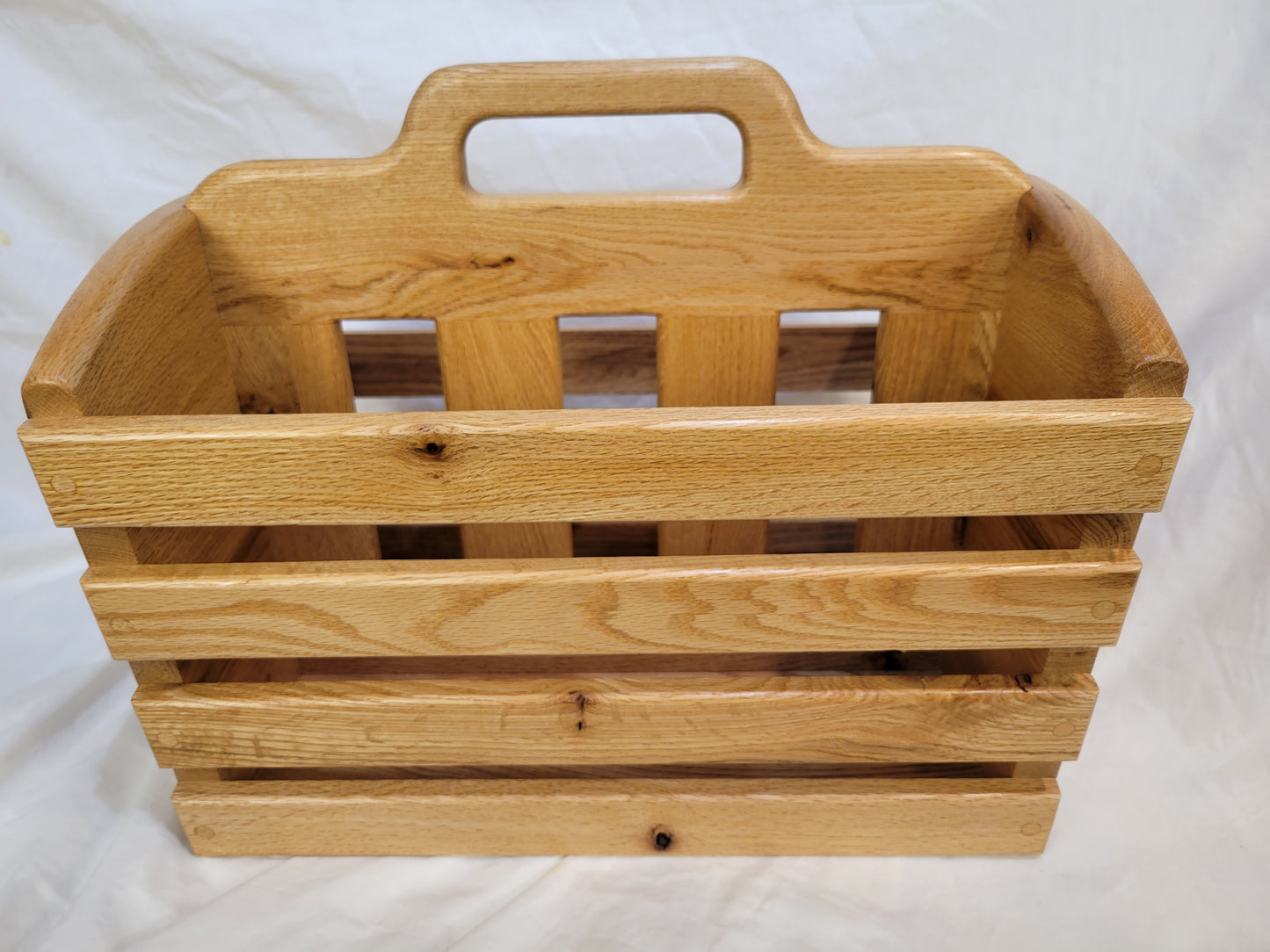 Red Oak Magazine Rack
