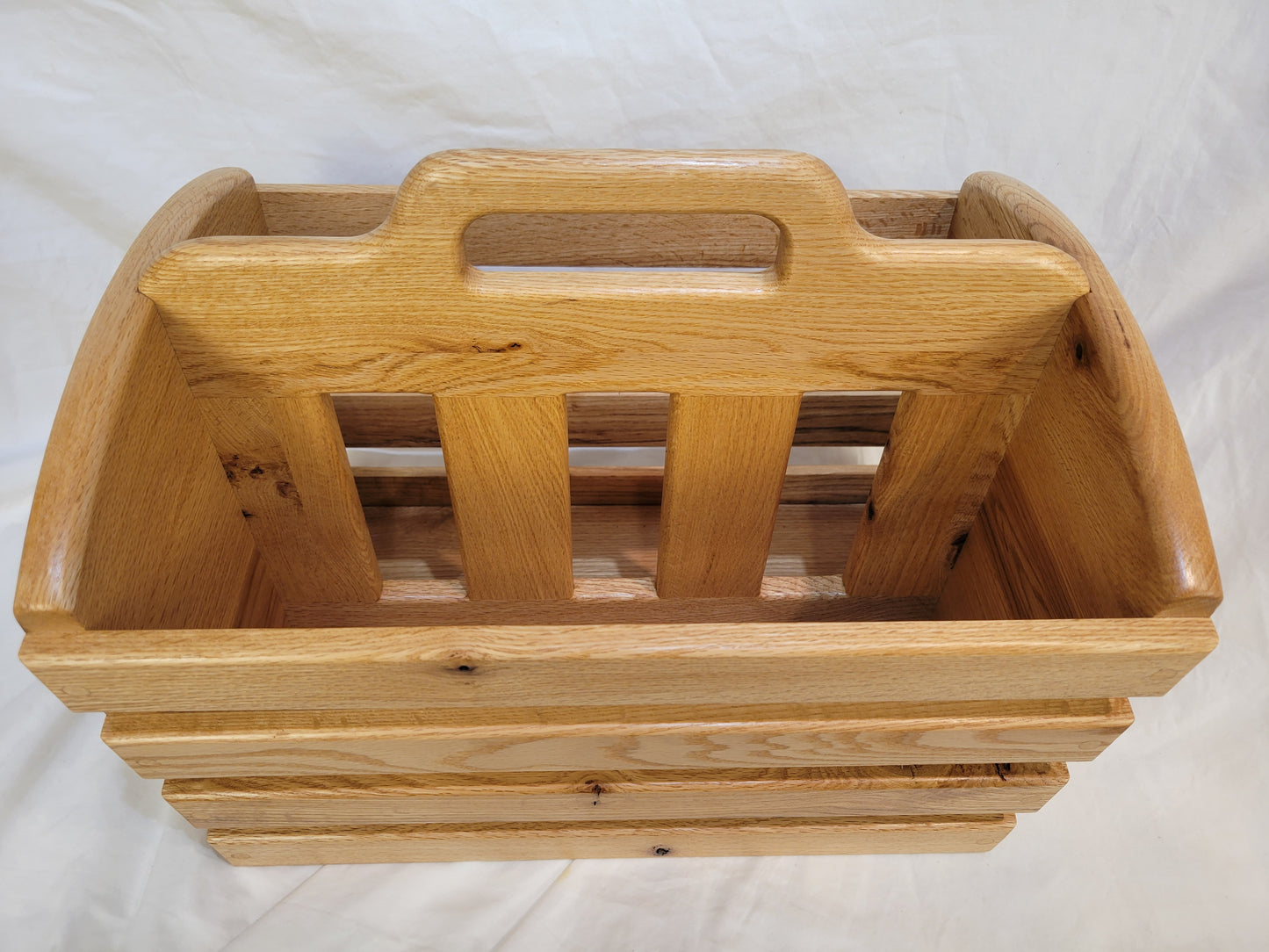 Red Oak Magazine Rack
