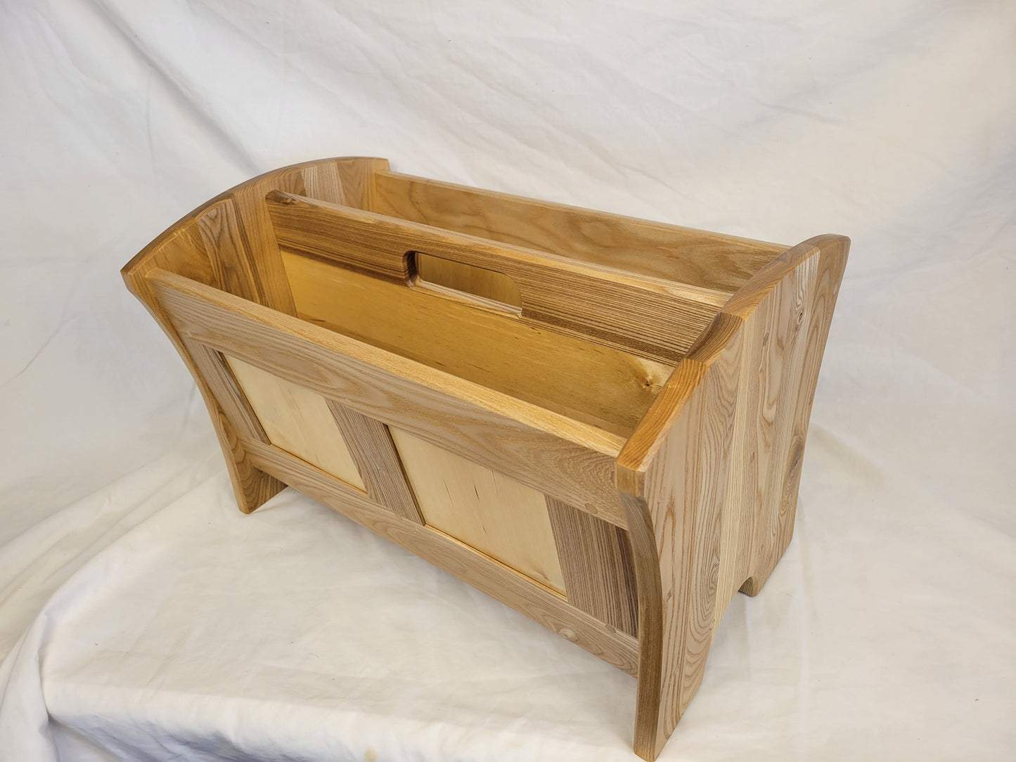 Black Ash and Birch Magazine Rack