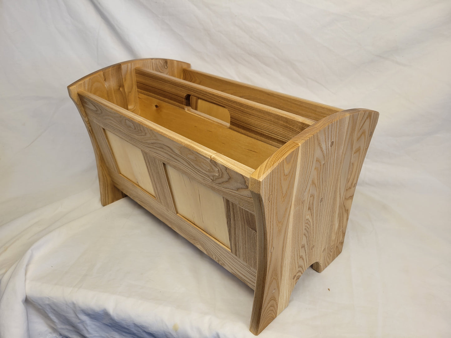 Black Ash and Birch Magazine Rack