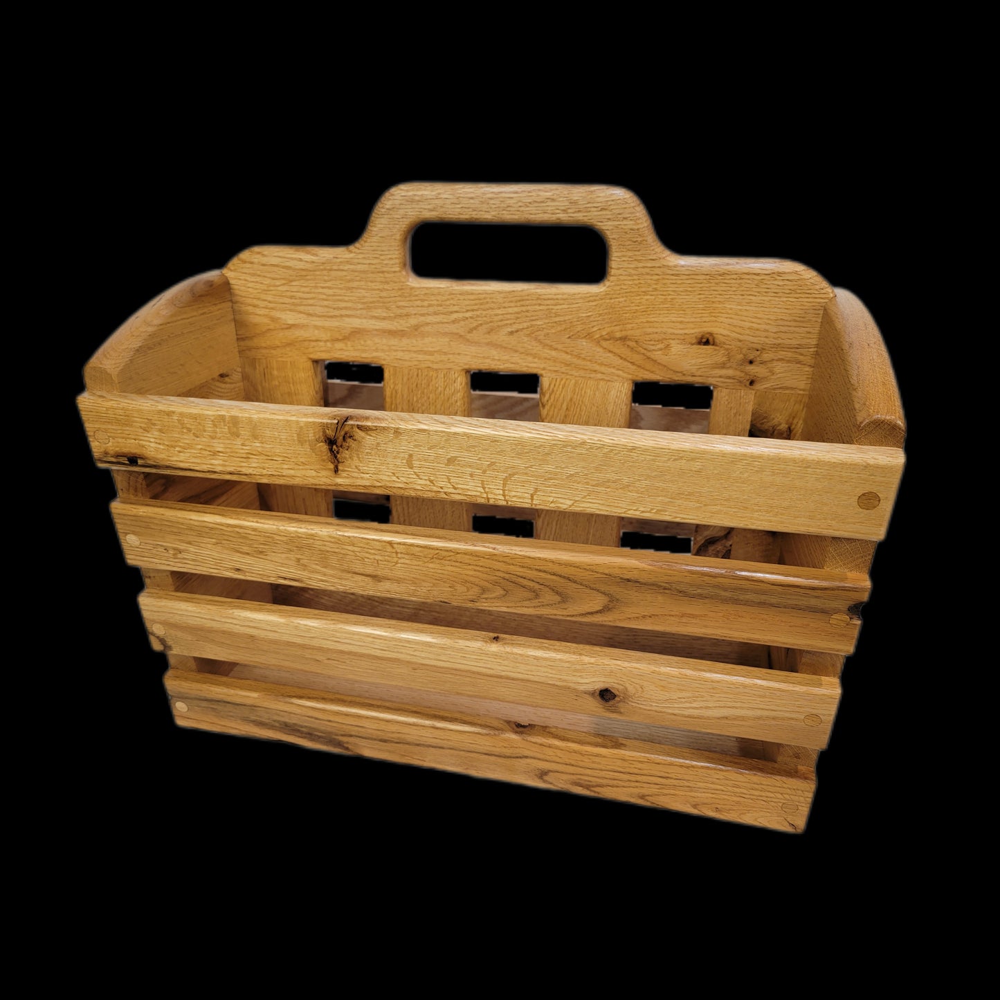Red Oak Magazine Rack