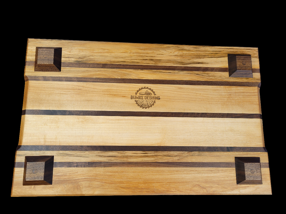 Large Cutting Board (maple and walnut)