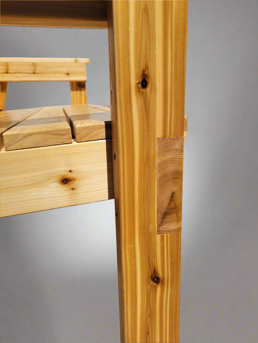 4 Foot Outdoor Cedar Bench