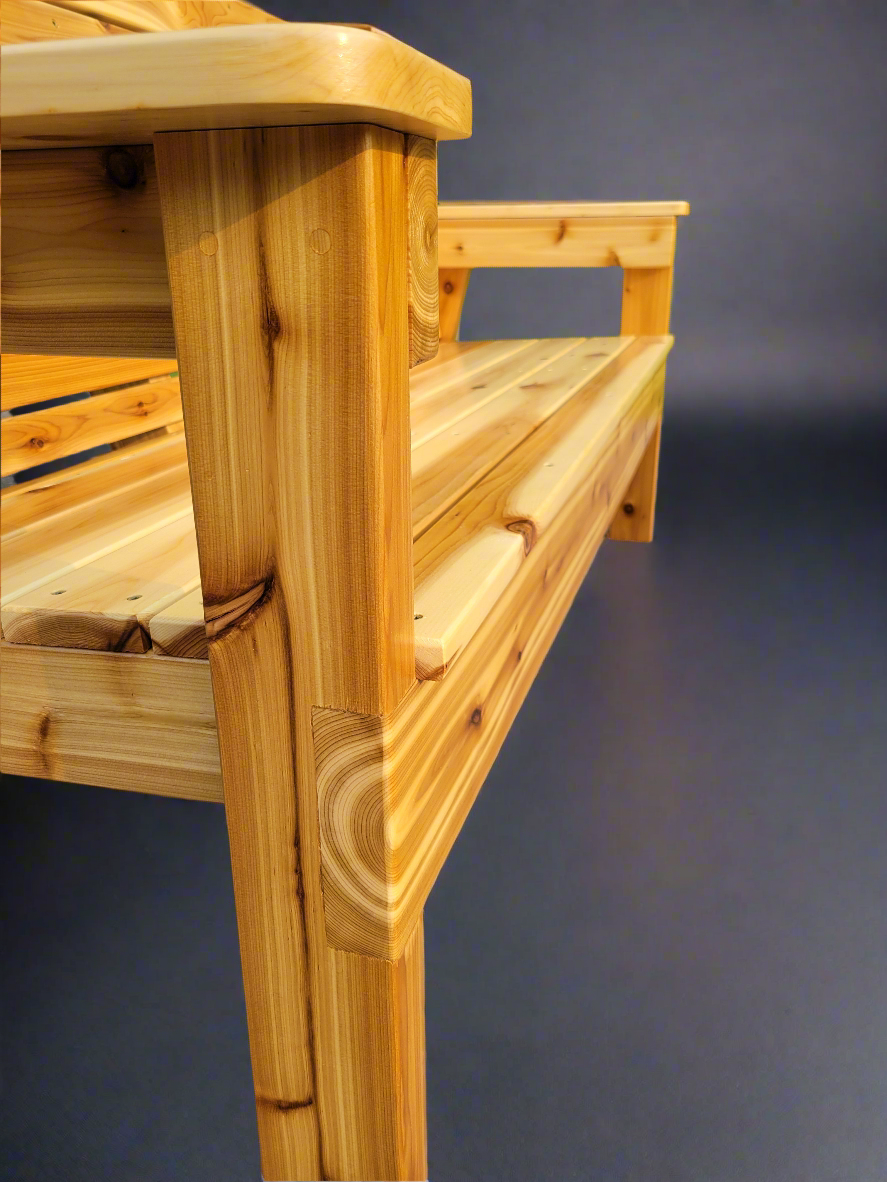5 Foot Outdoor Cedar Bench
