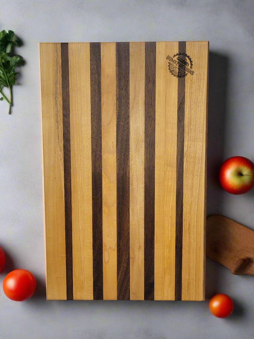 Maple and Walnut Cutting Board (#25)