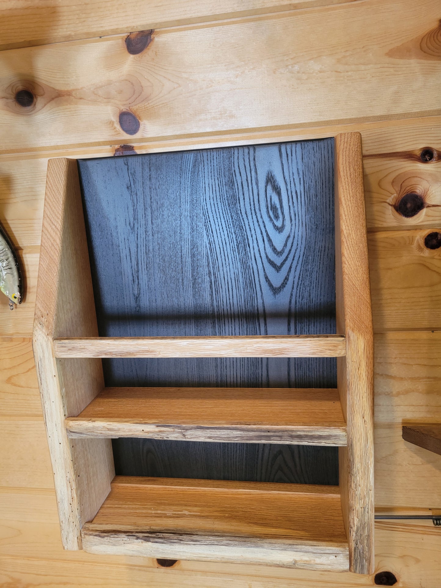 Red oak whiskey rack