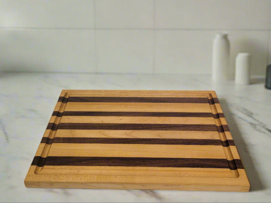 Maple and Walnut Cutting Board (#23)