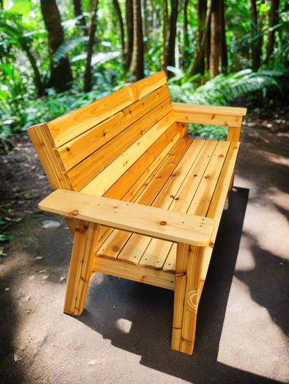 5 Foot Outdoor Cedar Bench