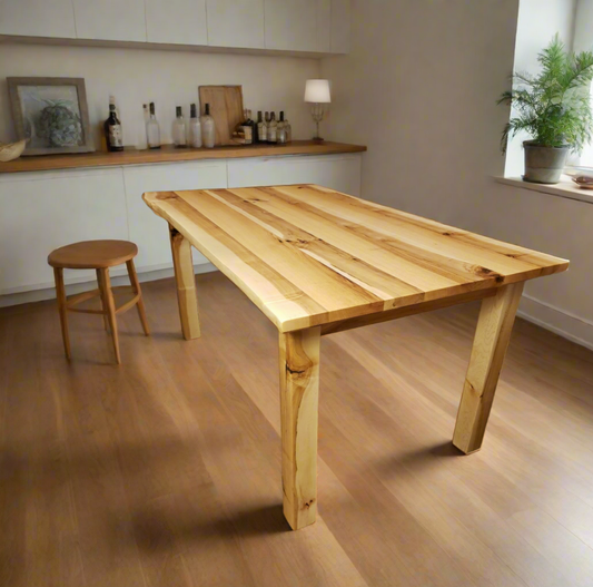 Maple and Oak Kitchen Table