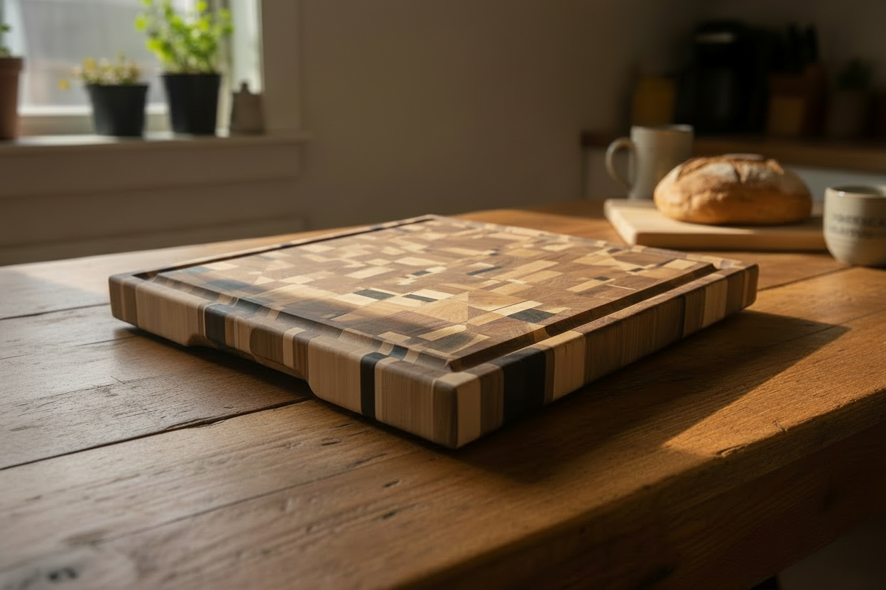 Chaotic Pattern Butcher Block (#36)