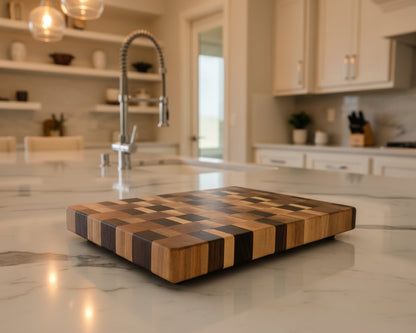Hardwood End Grain Cutting Board (#31)
