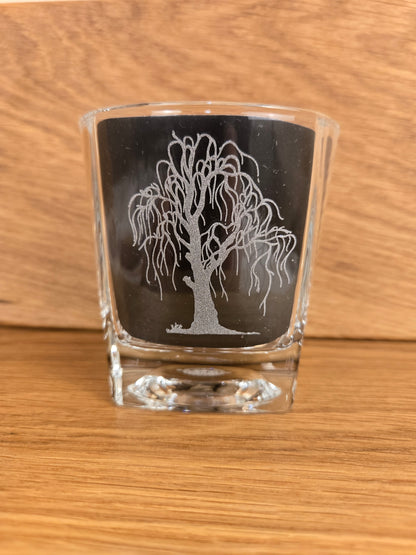 Engraved Glass Tumbler
