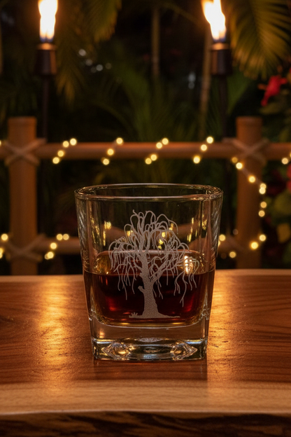 Engraved Glass Tumbler