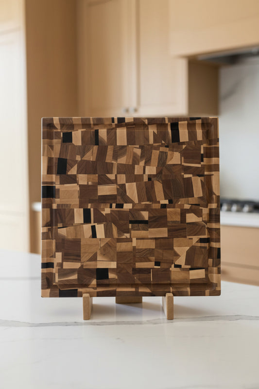 Chaotic Pattern Butcher Block (#36)