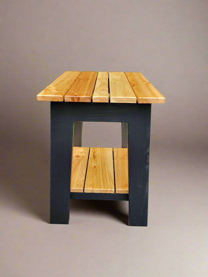 Outdoor Cedar Side Table