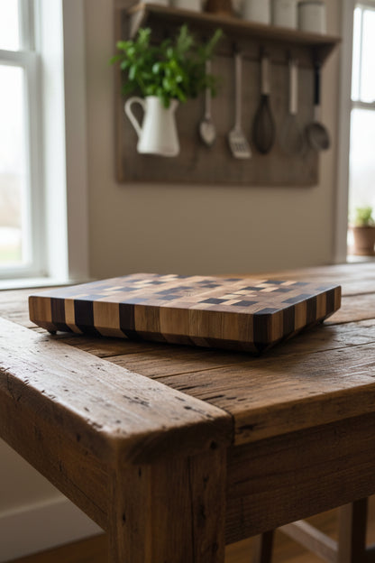 Hardwood End Grain Cutting Board (#31)