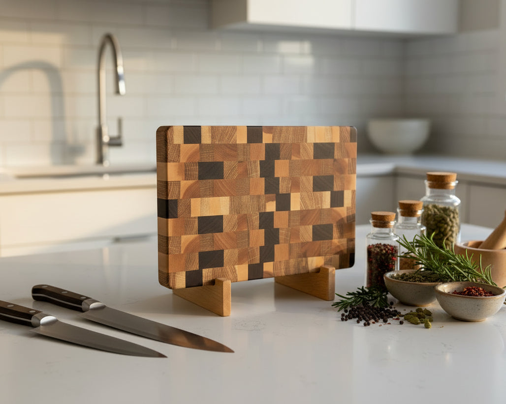 Hardwood End Grain Cutting Board (#33)