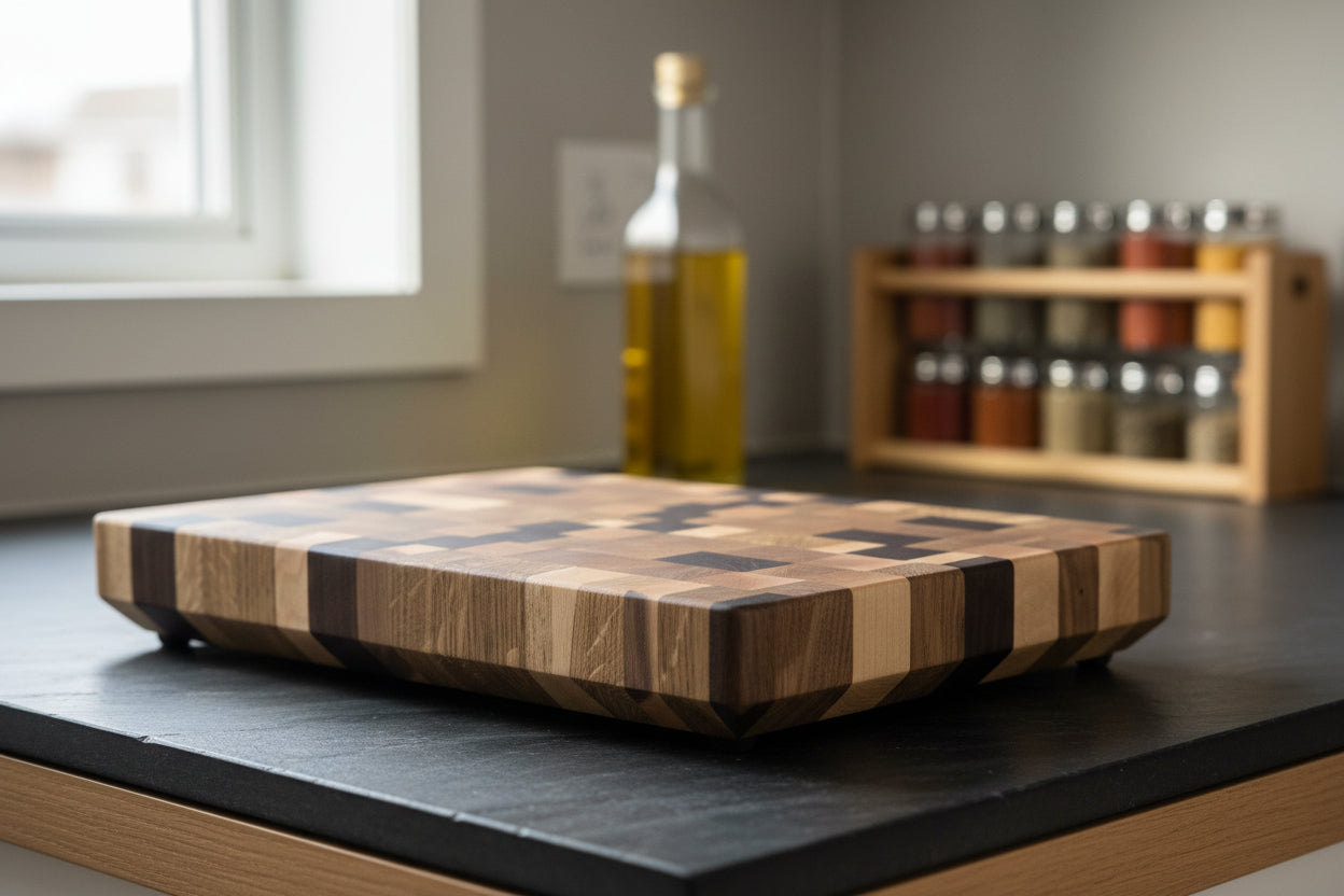 Hardwood End Grain Cutting Board (#33)