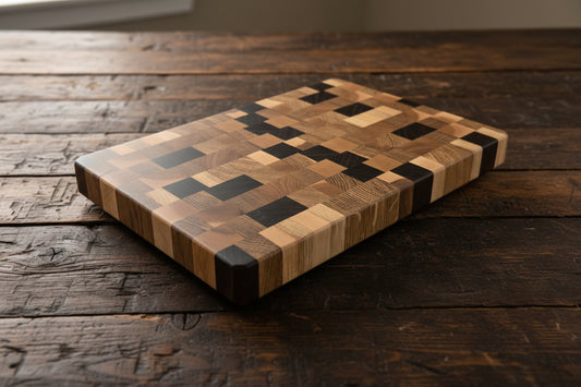 Hardwood End Grain Cutting Board (#33)