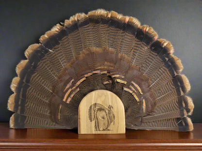 Turkey Fan Mount - Gobbler in Strut Art