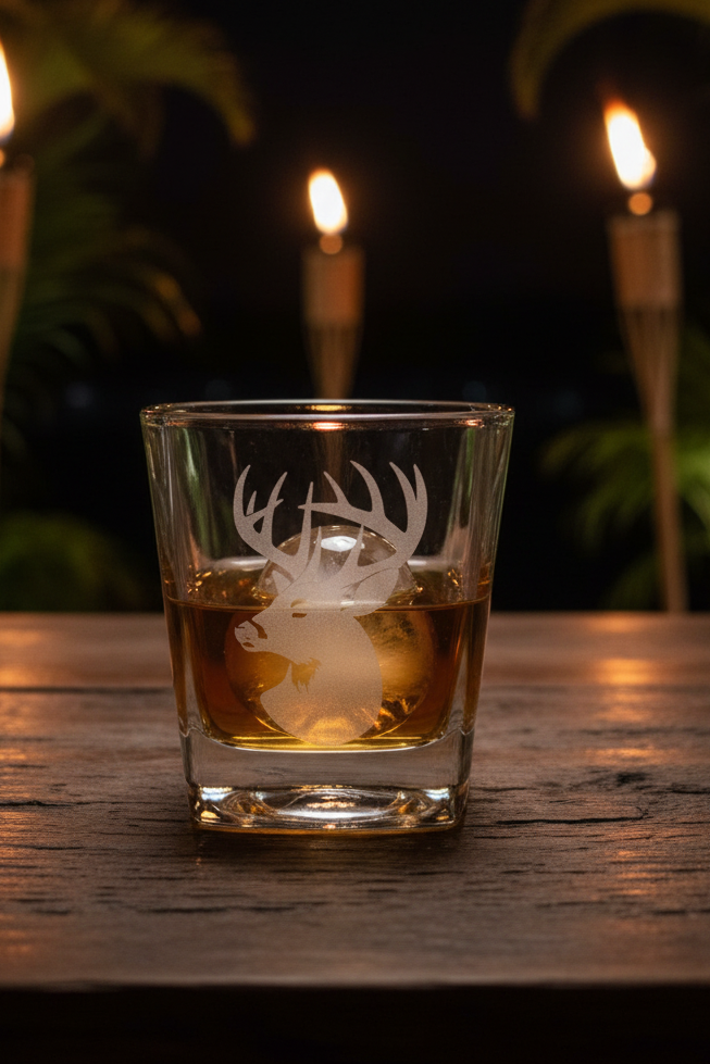 Engraved Glass Tumbler