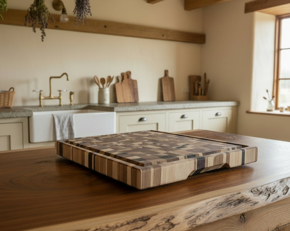 Chaotic Pattern Butcher Block (#36)