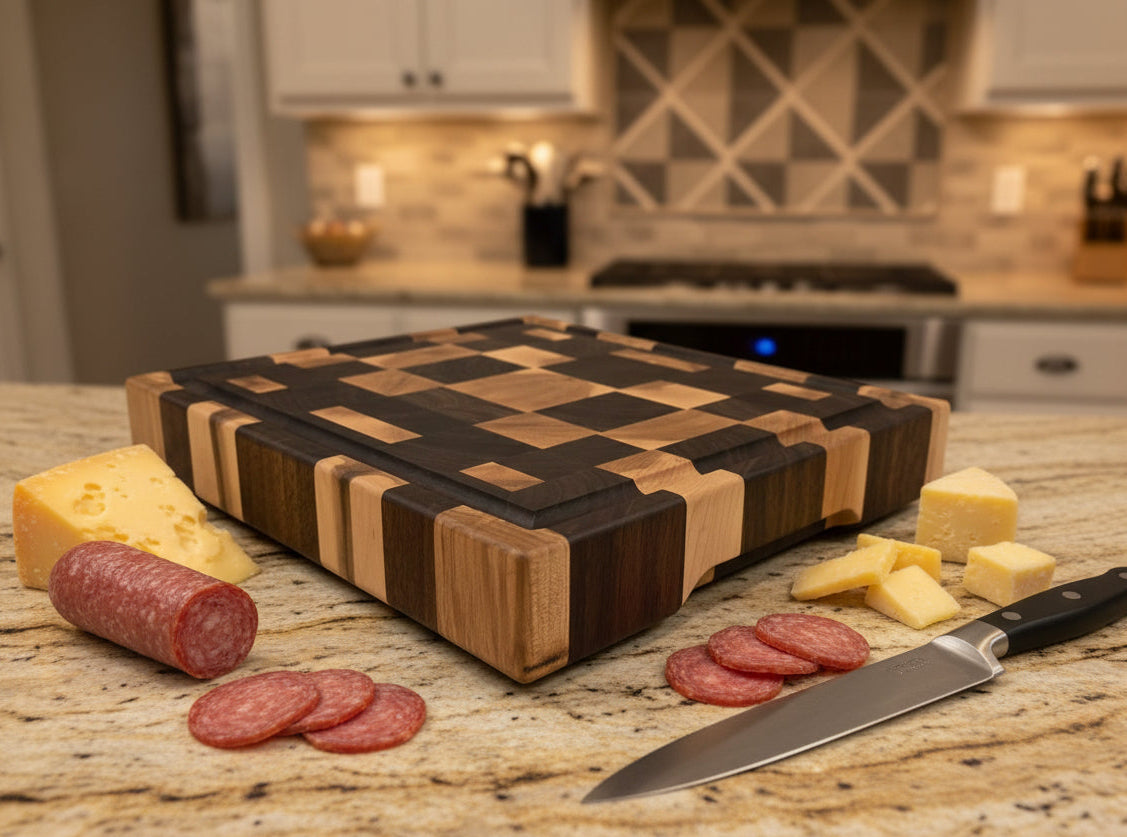 Hardwood Butcher Block (#14)